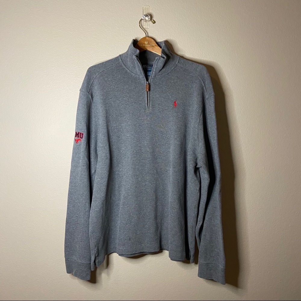 Polo Ralph Lauren Quarter Zip Sweater SMU XL